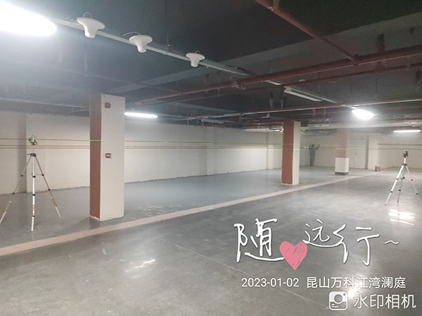 飛揚市政交通設施昆山地下車庫劃線萬科江灣瀾庭項目 飛揚市政交通設施昆山地下車庫劃線萬科江灣瀾庭項目